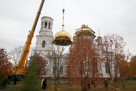 9 октября 2008 года.село Лебяжье. Христо-Рождественский храм