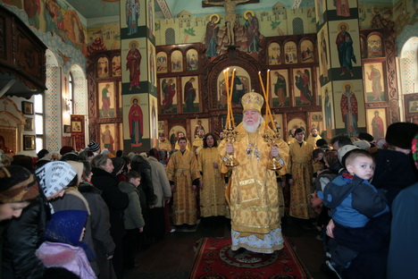 Архиепископ Симбирский и Мелекесский Прокл 8 марта 2009 года
