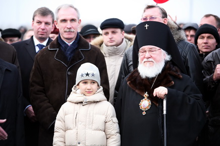 Архиепископ Симбирский и Мелекесский Прокл, губернатор С.И.Морозов