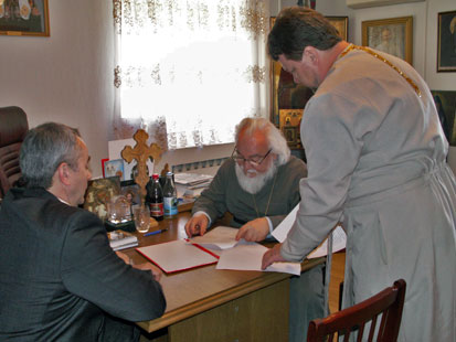 Соглашение подписали Владыка Прокл и начальник УВД по Ульяновской области...