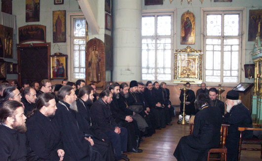 Собрание настоятелей храмов Симбирской и Мелекесской епархии.