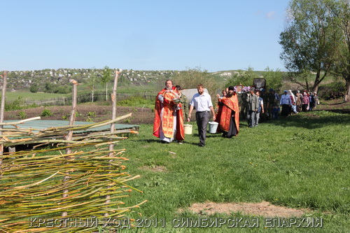 Симбирский Крестный ход 2011 года  село Арское протоиерей Алексий Кормишин