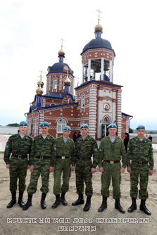 Десант из 31-ой бригады охраняет святыни в крестном ходе