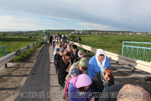 Симбирский Крестный ход 2011 года  село Арское