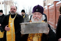 Крестный ход вокруг г.Симбирска со святыми мощами Апостола Андрея Первозванного