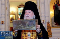 Архиепископ Симбирский и Мелекесский Прокл благословил верующих святыми мощами Апостола Андрея Первозванного
