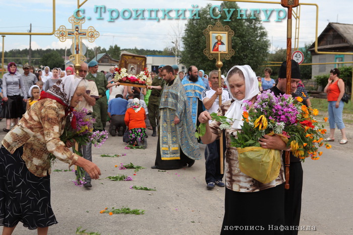 В село Троицкий Сунгур принесли Пресвятой Образ Богородицы.