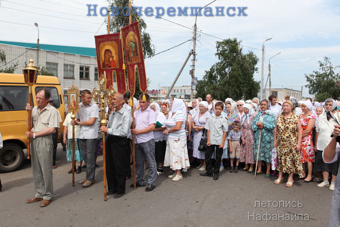 Новочеремшанск встречает Святую Икону Казанской Божией Матери.