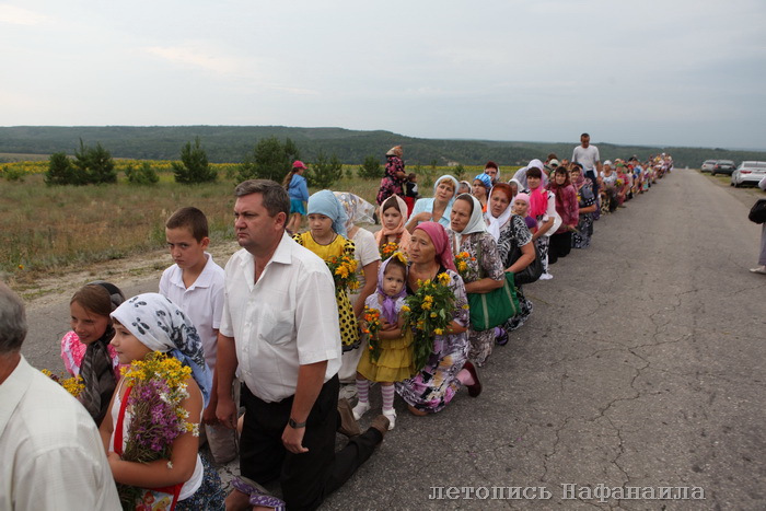 Крестный ход в селе Илюшкино.