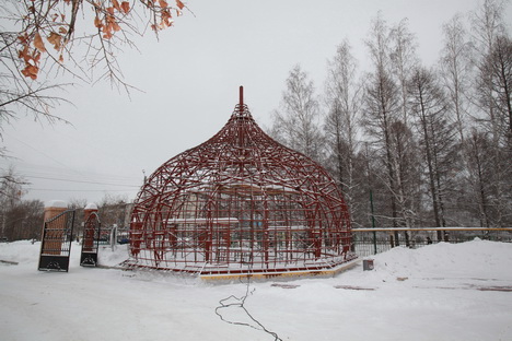Центральный купол храма 