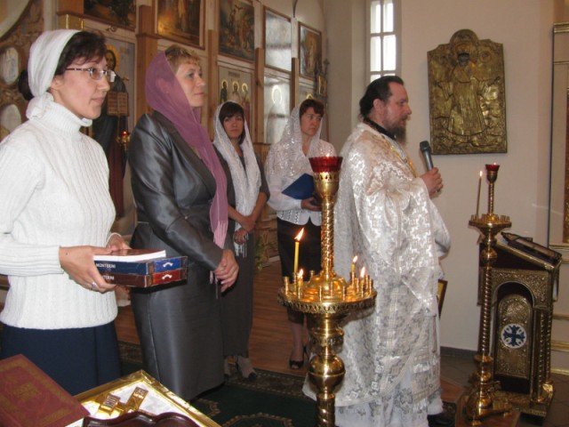 24 мая 2012 года в р.п. Новоспасское состоялся  выпуск учащихся группы Епархиальных курсов.
